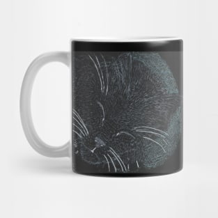 Sleeping cat Mug